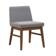 Space Savers Dining Accent Upholstered Side Chair (RTA) -Set of 2 - Satin Walnut