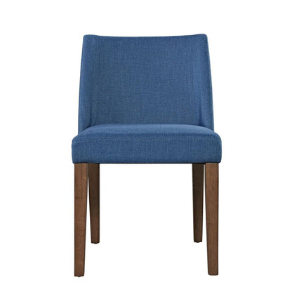 Space Savers Nido Chair - Blue (RTA) in Satin Walnut