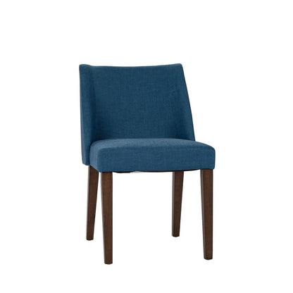 Space Savers Nido Chair - Blue (RTA) in Satin Walnut