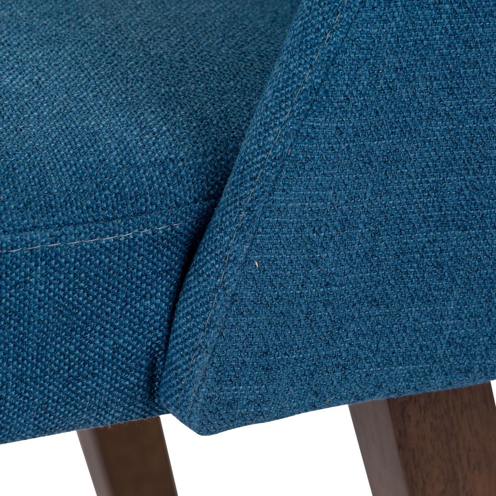 Space Savers Nido Chair - Blue (RTA) in Satin Walnut