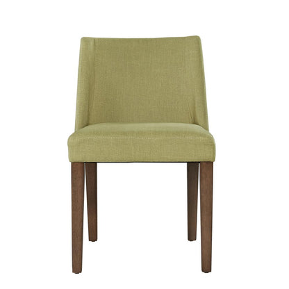 Space Savers Nido Chair - Green (RTA)-Set of 2 in Satin Walnut