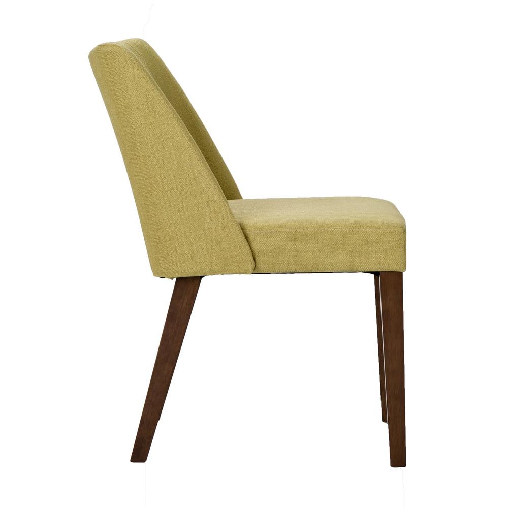 Space Savers Nido Chair - Green (RTA) in Satin Walnut
