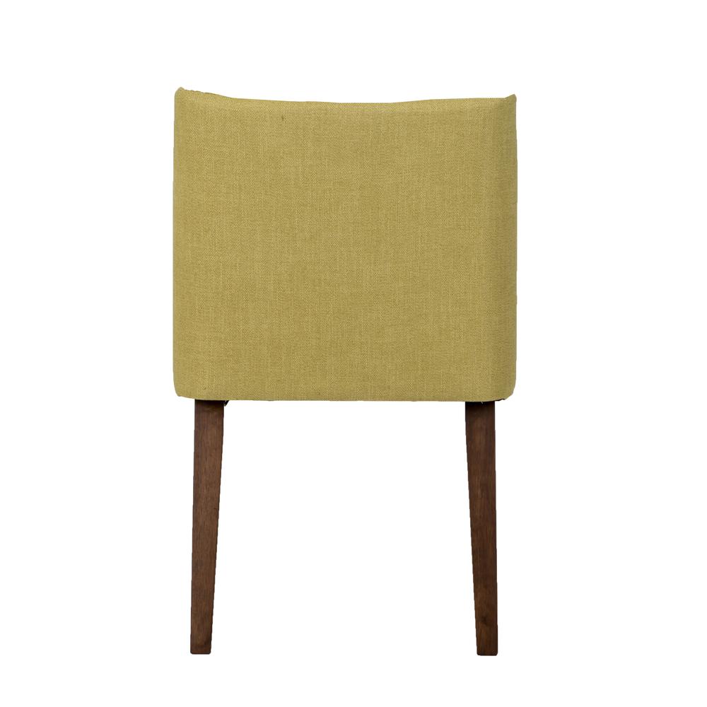 Space Savers Nido Chair - Green (RTA)-Set of 2 in Satin Walnut