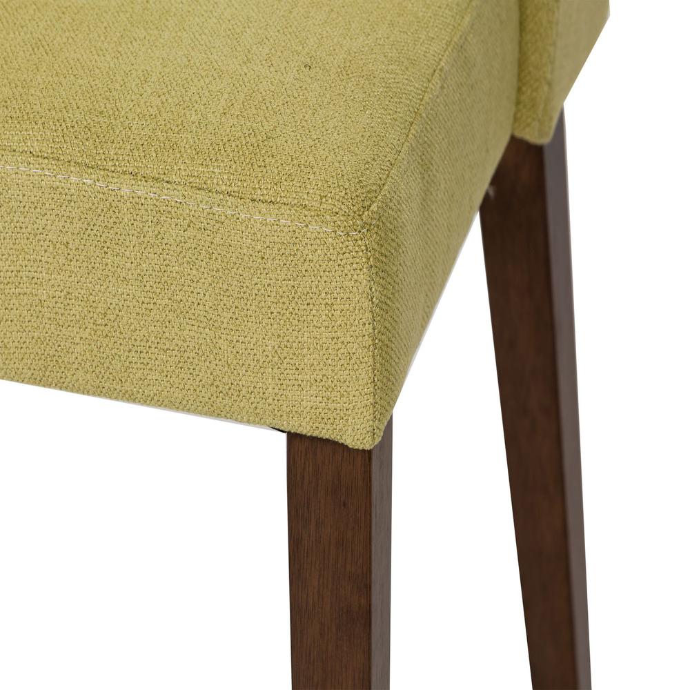 Space Savers Nido Chair - Green (RTA) in Satin Walnut