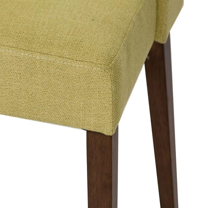 Space Savers Nido Chair - Green (RTA) in Satin Walnut