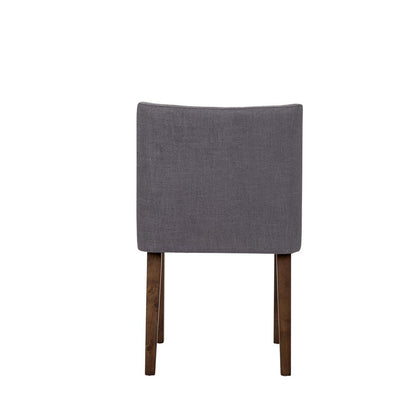 Space Savers Nido Chair - Grey (RTA) in Satin Walnut