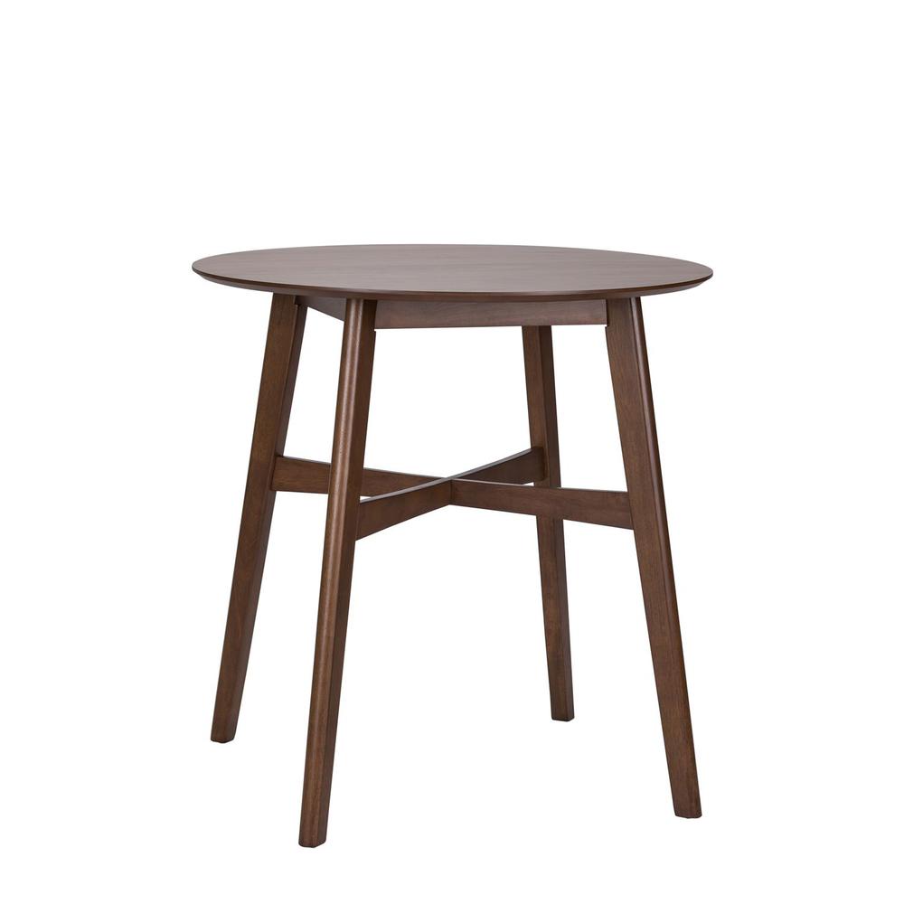 Space Savers Gathering Table in Satin Walnut
