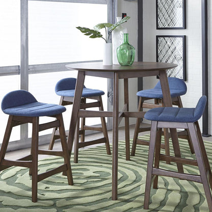 Space Savers Gathering Table in Satin Walnut