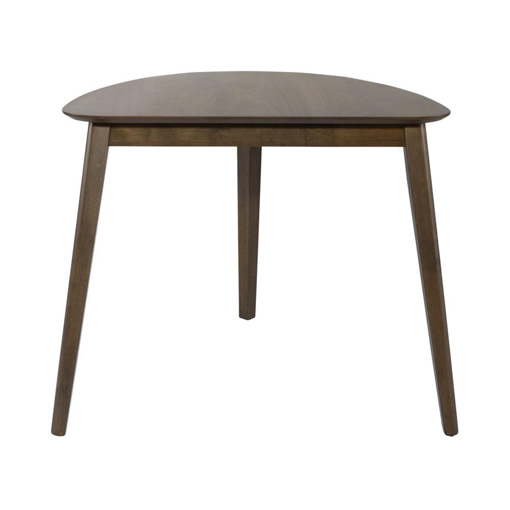 Space Savers Triangle Table in Satin Walnut
