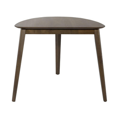 Space Savers Triangle Table in Satin Walnut
