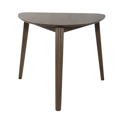 Space Savers Triangle Table in Satin Walnut