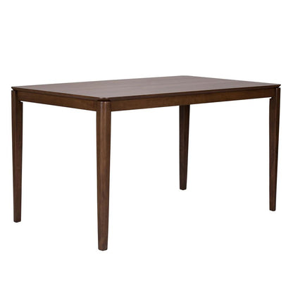 Space Savers Rectangular Leg Table in Satin Walnut