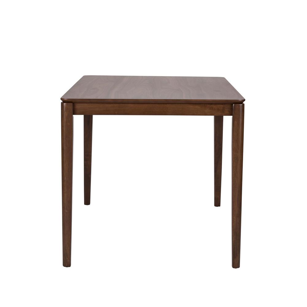 Space Savers Rectangular Leg Table in Satin Walnut