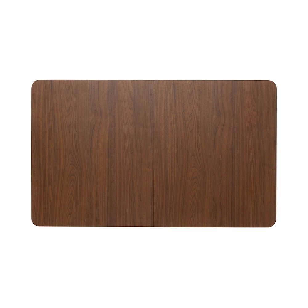 Space Savers Dining Rectangular Leg Table with 15" Butterfly Leaf - Satin Walnut