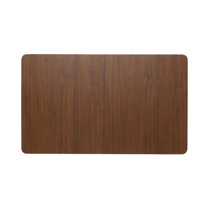 Space Savers Dining Rectangular Leg Table with 15" Butterfly Leaf - Satin Walnut