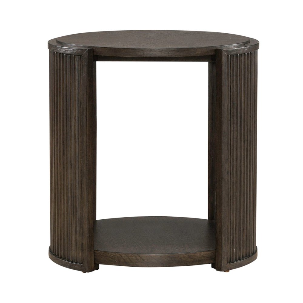 City View 3 Piece Set - Cocktail Table, End Tables- Coffee Bean Oak Wood