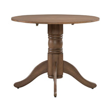 3 Piece Drop Leaf Table Dining Room Set with 2 Slat Back Side Chairs - Sandstone