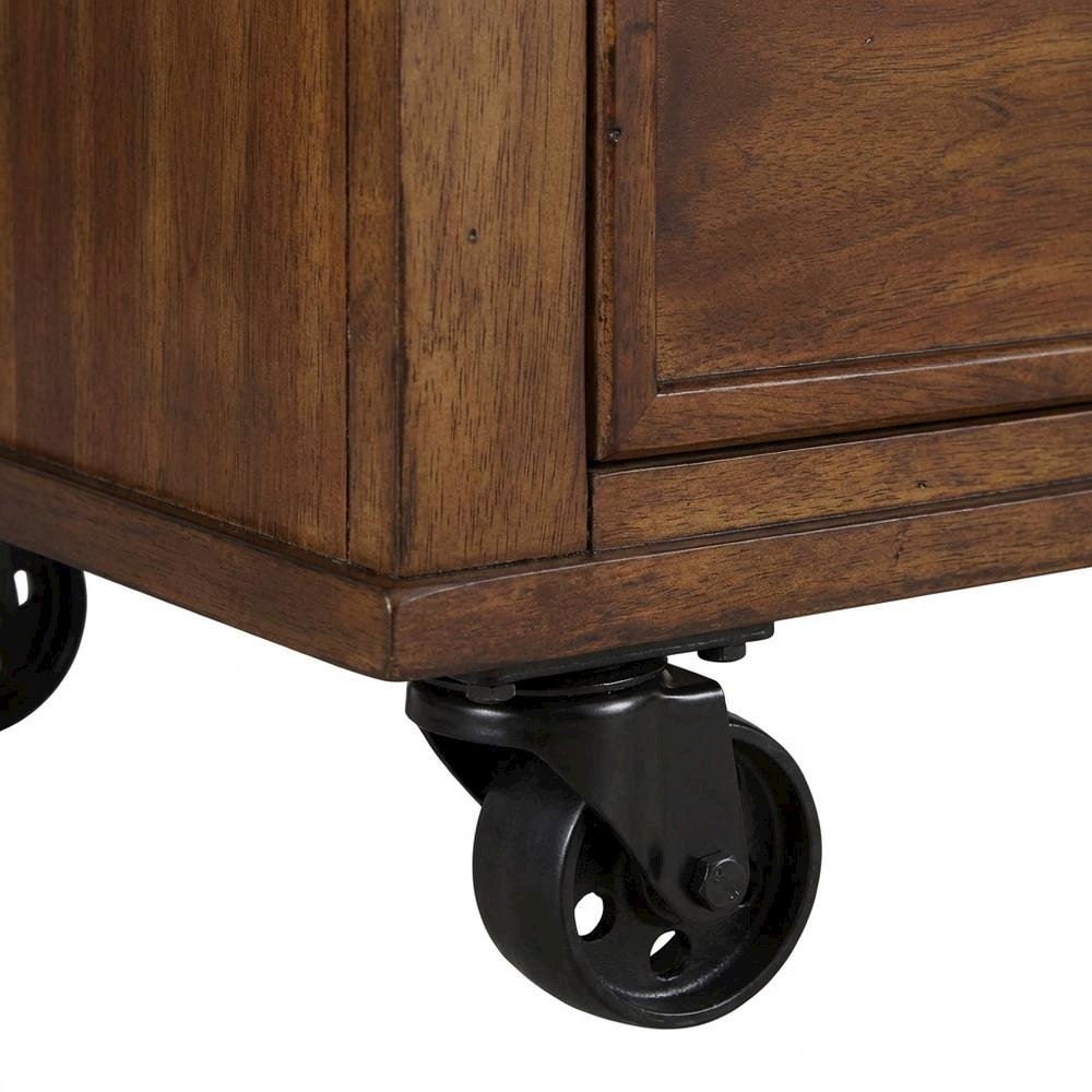 Solid Wood 2-Piece Desk with Urban Style and Durable Metal Frame