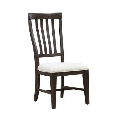 Grant Park Upholstered Slat Back Side Chair for Dining Room - Set of 2