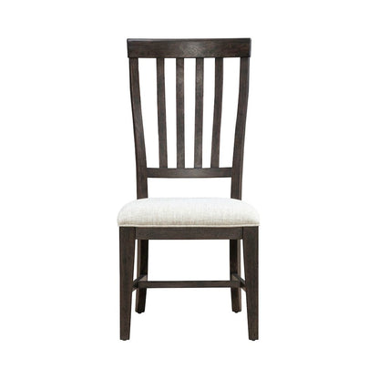 Grant Park Upholstered Slat Back Side Chair for Dining Room - Set of 2
