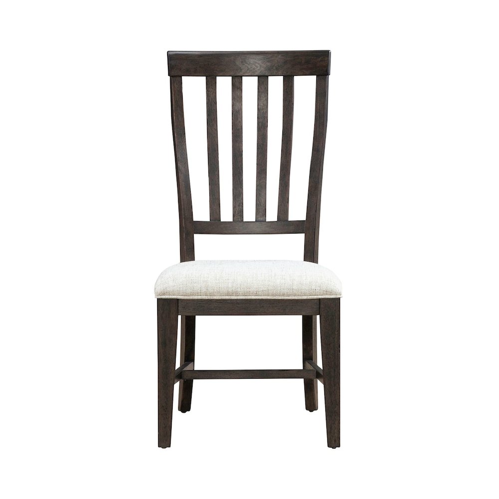 Grant Park Upholstered Slat Back Side Chair for Dining Room - Set of 2
