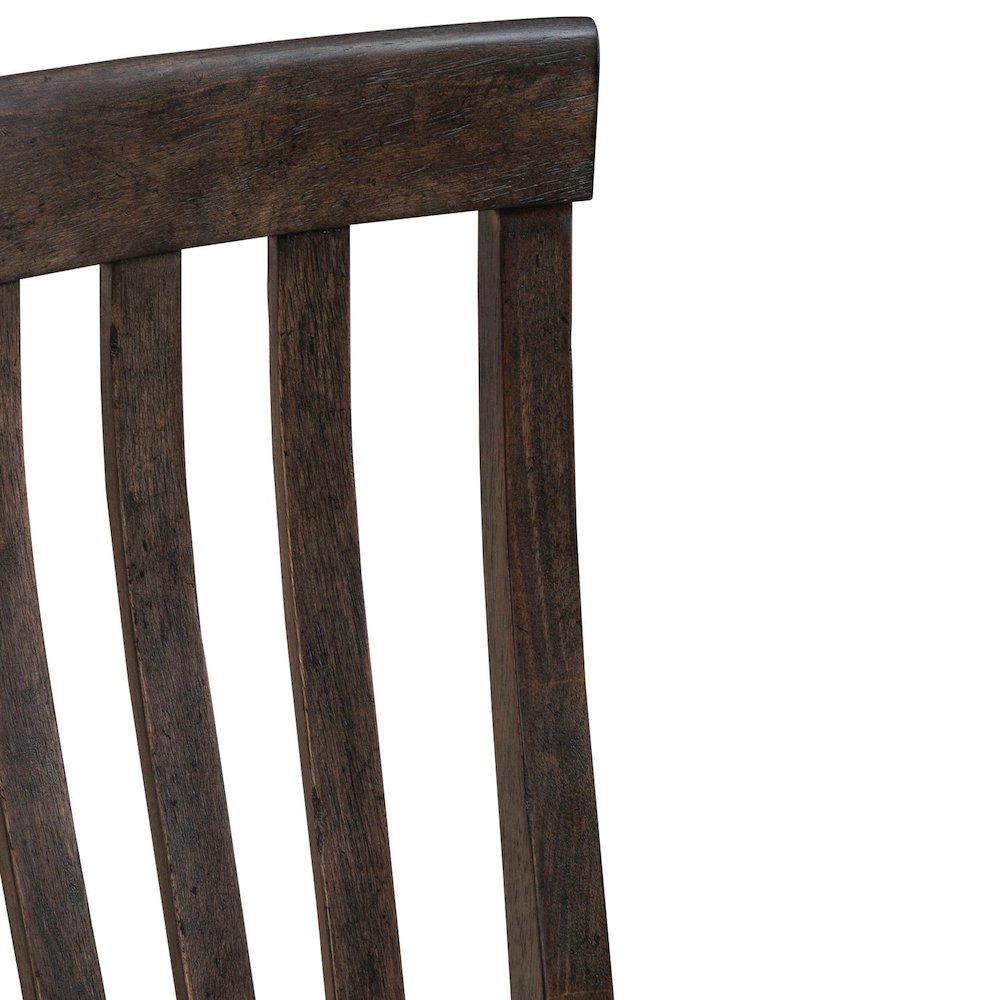 Grant Park Upholstered Slat Back Side Chair for Dining Room - Set of 2