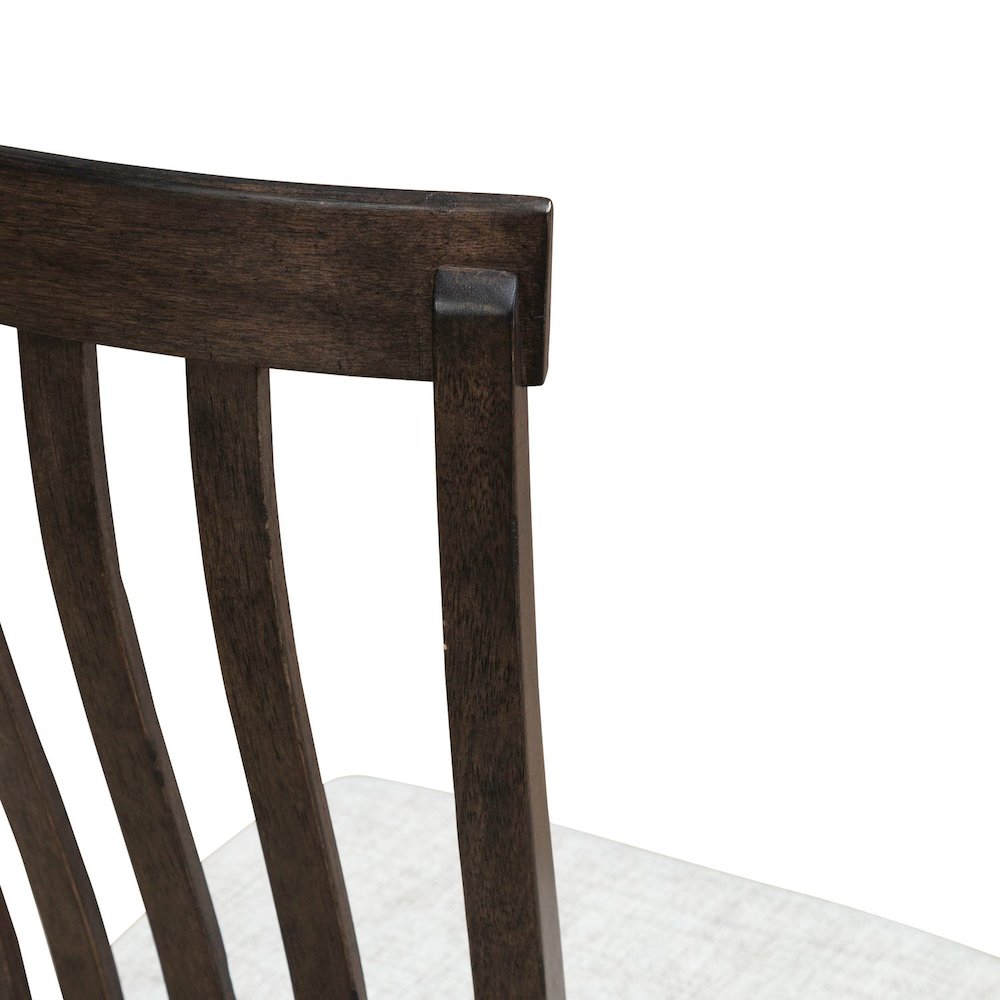 Grant Park Upholstered Slat Back Side Chair for Dining Room - Set of 2