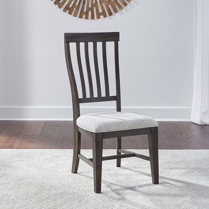 Grant Park Upholstered Slat Back Side Chair for Dining Room - Set of 2
