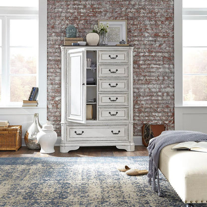 Magnolia Manor Master Chest in Antique White
