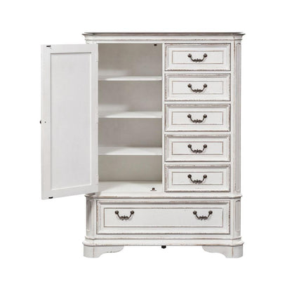 Magnolia Manor Master Chest in Antique White