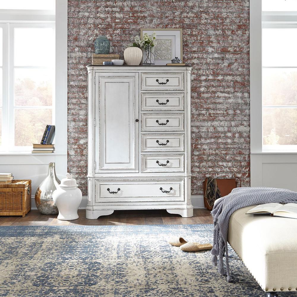 Magnolia Manor Master Chest in Antique White