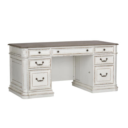 Magnolia Manor Desk in Antique White