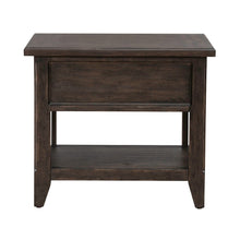 3 Pc Living Room Set - Stone Top Cocktail Table, 2 End Tables - Brown Oak Wood