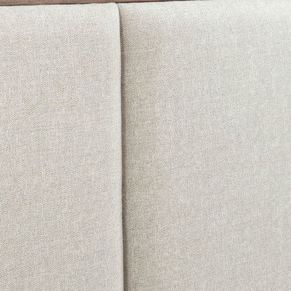 King Upholstered Shelter Headboard for Bed Frame Contemporary - Burnished Clay