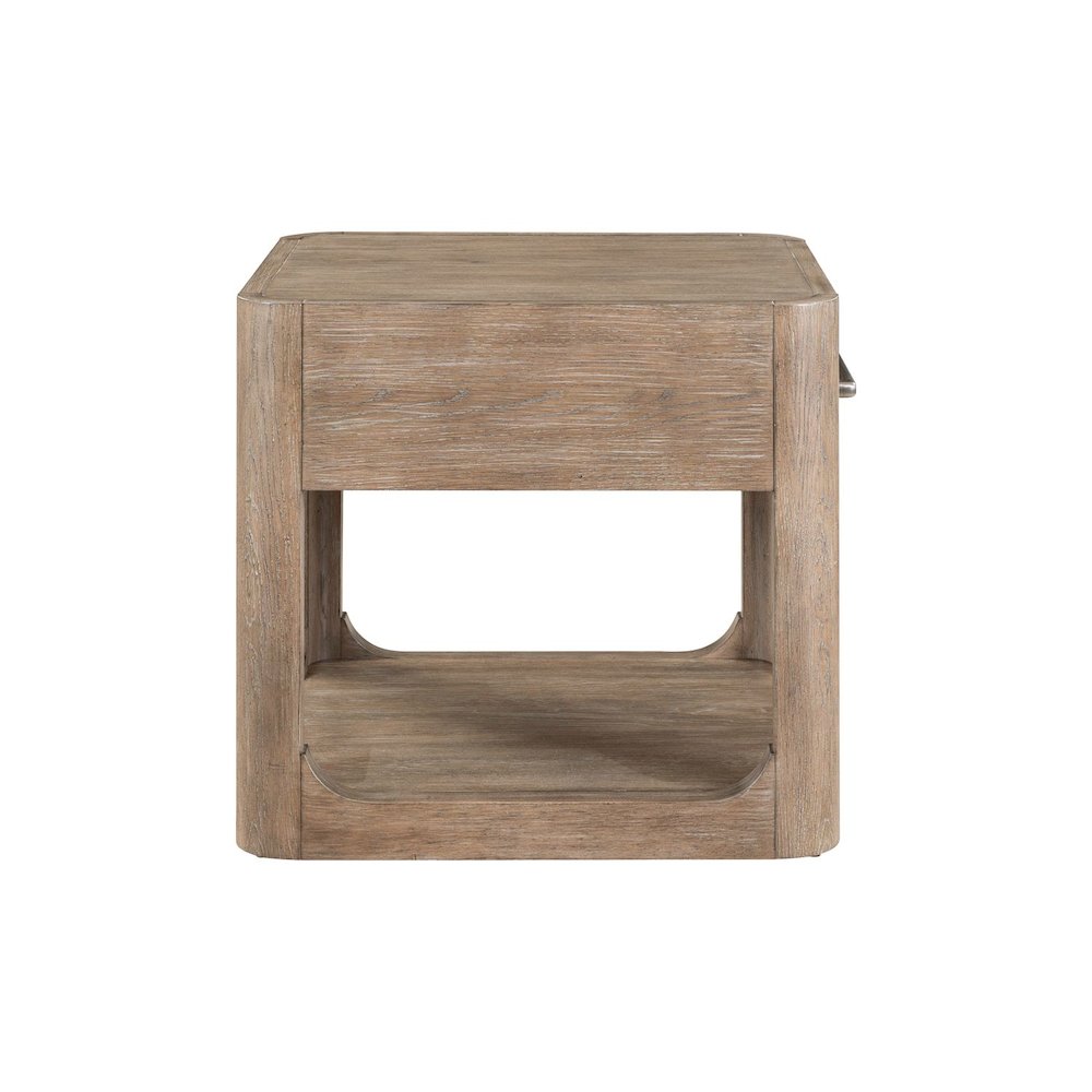 3 Piece Living Room Set Rectangular Cocktail Table, 2 End Tables - Clay Oak Wood