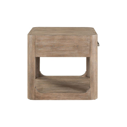 3 Piece Living Room Set Rectangular Cocktail Table, 2 End Tables - Clay Oak Wood