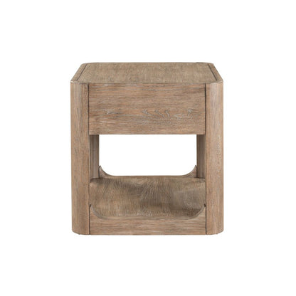 3 Piece Living Room Set Rectangular Cocktail Table, 2 End Tables - Clay Oak Wood