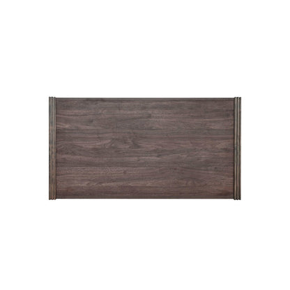 Modern Edge 3 Piece Living Room Set Cocktail Table, 2 End Tables  - Caffe Brown