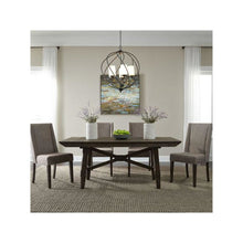 Brown Dining Table for 4 – Elegant 5 Piece Small Kitchen Dining Set