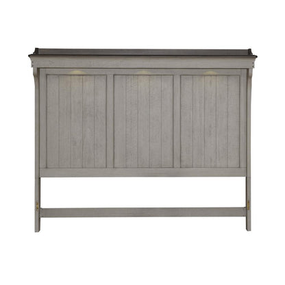 King Mantle Headboard Farmhouse White
