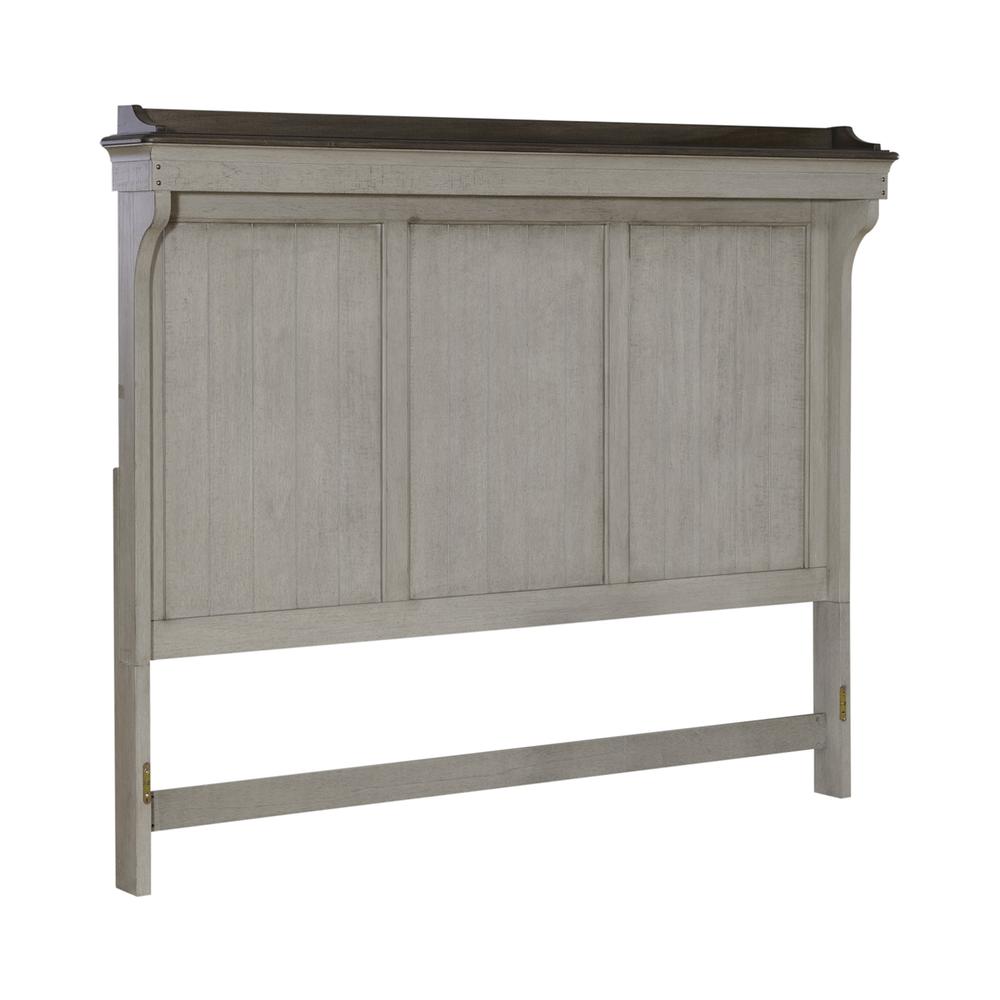 King Mantle Headboard Farmhouse White