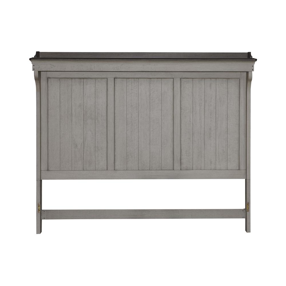 King Mantle Headboard Farmhouse White