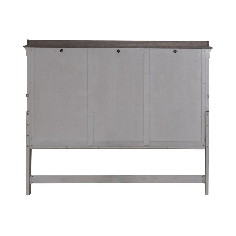 King Mantle Headboard Farmhouse White