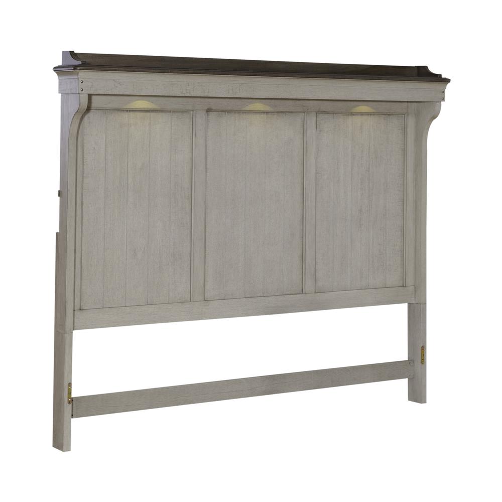 King Mantle Headboard Farmhouse White
