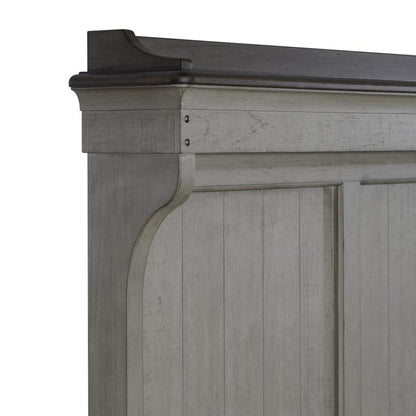 King Mantle Headboard Farmhouse White