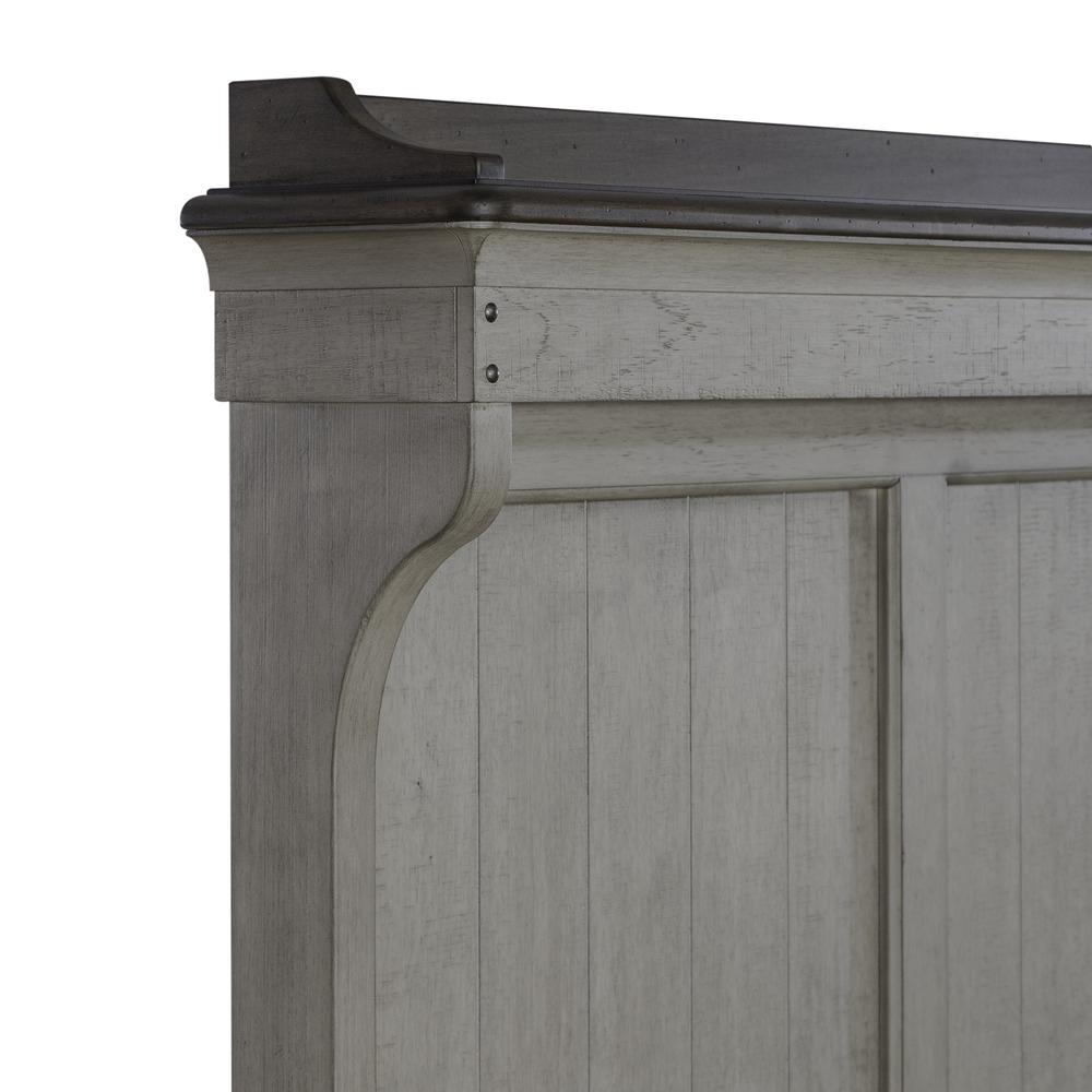 King Mantle Headboard Farmhouse White
