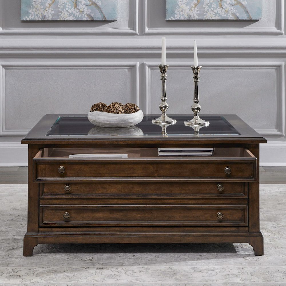 Arden Road Living Room Opt 3 Piece Set  - Satin Cherry