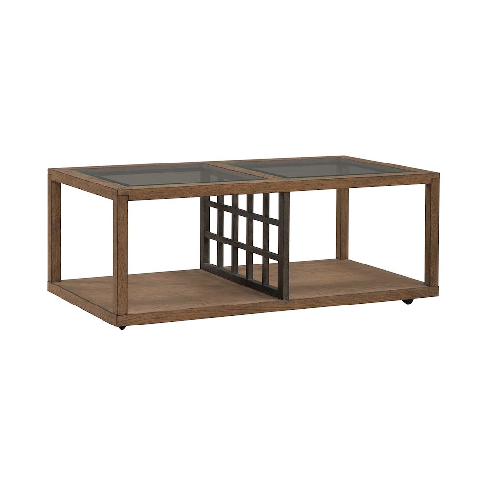 Bayhill Trellis 3 Piece Set for Living Room - Cocktail Table, 2 End Tables