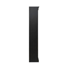2 Piece Bunching Bookcase Set for Home Office - Aged Charcoal,Rub Thru & Caramel