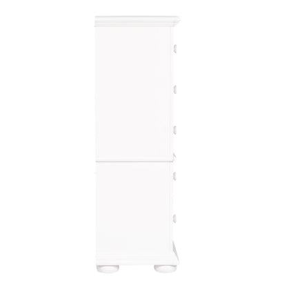 Summer House I 5 Drawer Chest in Oyster White